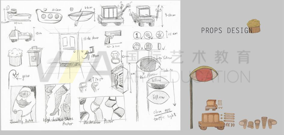 美國(guó)藝術(shù)留學(xué)動(dòng)畫(huà)設(shè)計(jì)作品