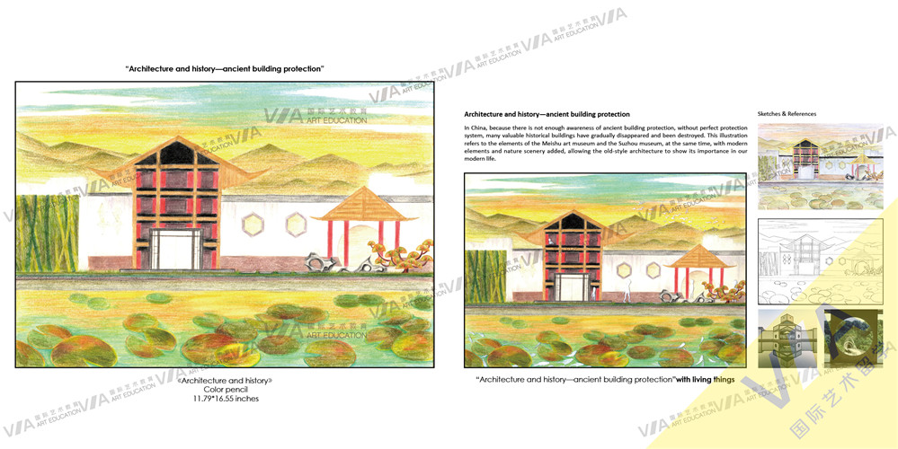 建筑設(shè)計(jì)留學(xué)輔導(dǎo)作品